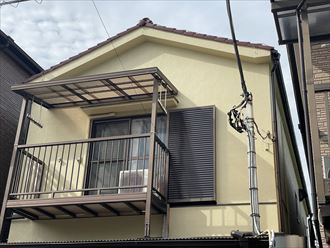 葛飾区奥戸にてパーフェクトトップ（ND-500）を使用し外壁塗装工事を実施
